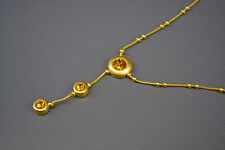 BIJOU CREATEUR - COLLIER EN METAL DORE ET BRILLANT CYCLOPE PARIS #49