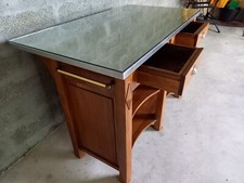 meuble bar comptoir marque Ateliers Strosser , chêne massif 