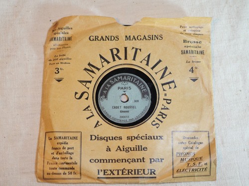 Disque 78t ancien - , pour