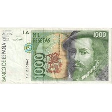 Espagne, 1000 pesetas, 1992-10-12, SS