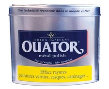 Ouator efface rayures peinture vernie carrosserie plastique casque carrénage