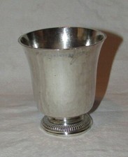 TIMBALE TULIPE argent massif