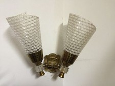 superbe et authentique Applique murale vintage des Années 50 60 70 (3 dispo) (1)