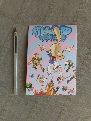 Zep titeuf carte postale 13eme - zep,