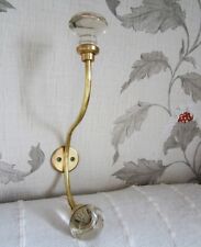 Patère ancienne Porte manteaux en Bronze Cabochons en cristal 1920/1930 Art Déco