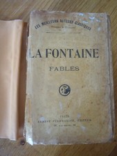 LIVRE ANCIEN FABLES DE LA