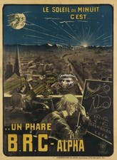 BRC ALPHA PHARE Rswo - POSTER HQ 50x70cm d'une AFFICHE VINTAGE