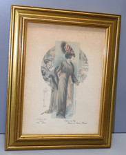 - CADRE CHROMO LA FEMME CHIC Toilette L'HEURE du Thé Maison FRANCIS déco    D