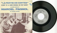 "MARIUS (La partie de cartes) / FANNY (Mr Brun)" Marcel PAGNOL (SP 45t orig) EX 