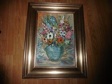 tableau huile sur toile SIGNE ARTISTE COTE CLAU