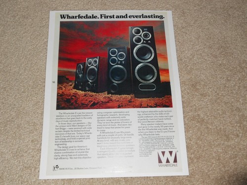Wharfedale e90 speaker - speaker, ad