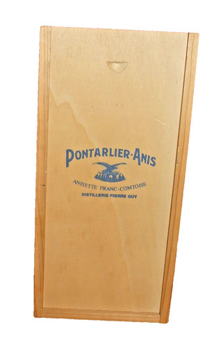 Boite vide pontarlier-anis