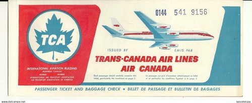 Billet avion air canada - /,