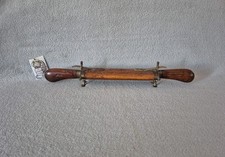 Ensemble / set de fourchette et couteau  a viande en bois sculpté India