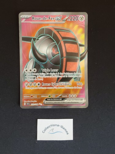 Carte pokémon roue fer ex - roue-de-fer,