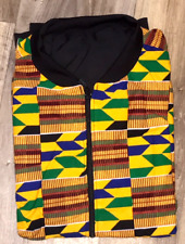 Bombers mixte en tissu pagne wax africain