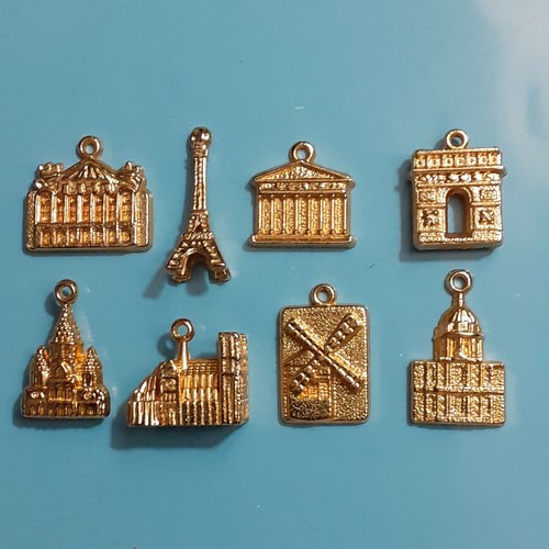Feves dorées pendentifs les - feves,