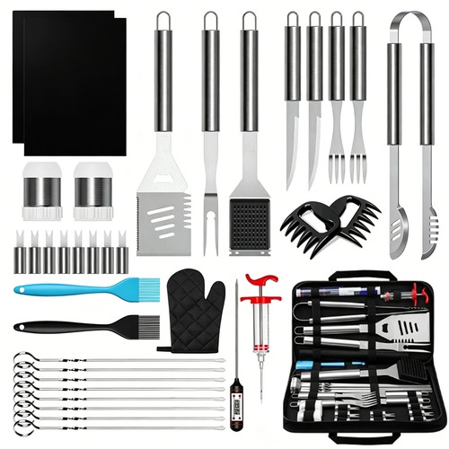 BBQ Tool Set Stainless Steel