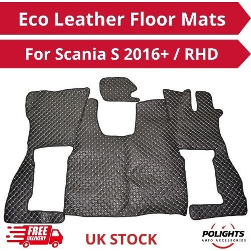 Tapis cuir écologique - écologique, noir