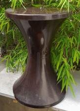 AUTHENTIQUE TABOURET "TAM-TAM" "STAMP 169" marron VINTAGE/ ANNÉES 70-80