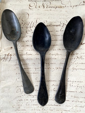 3 anciennes CUILLÈRES  à