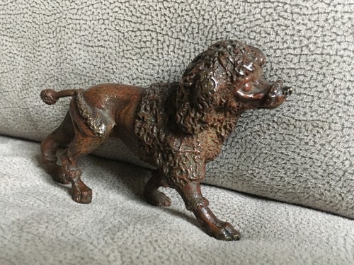 Ancien bronze sculpture chien - bronze,