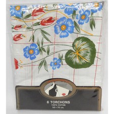 LOT 6 TORCHONS DE CUISINE