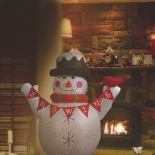 Bonhomme de neige gonflable