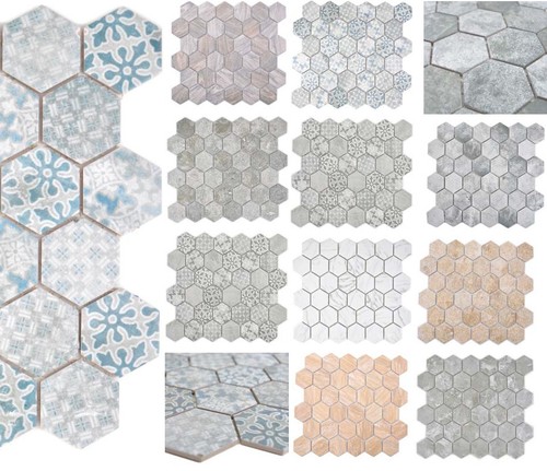 Mosaïque vintage retro - et,