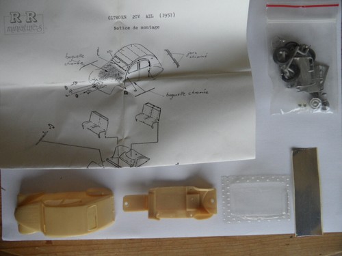 Maquette citroën 2cv azl - maquette,