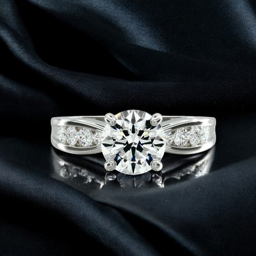 Bague ronde diamant de - bague,