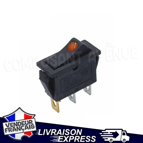 Interrupteur rectangle led - interrupteur,