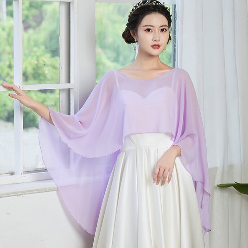 Châle femme chiffon cape - châle,