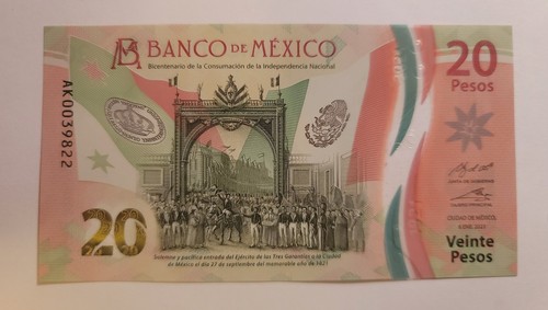 Peso mexican bill 2021 - peso,