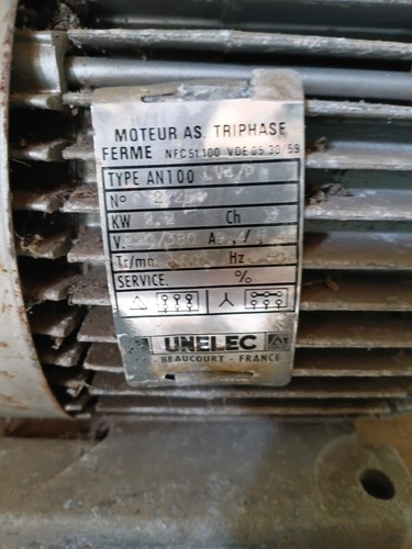 Moteur triphasé bernard - moteur,