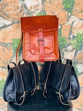Véritable Noir Chèvre Cuir
