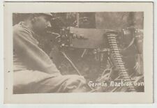 carte photo US mitrailleur MG08 sur affut traineau et blindage