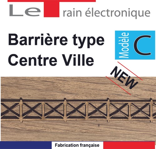 Barrières décor trains - décor, ho