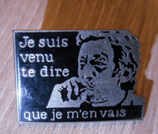 PINS SERGE GAINSBOURG JE SUIS