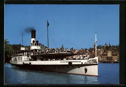 Bateau vapeur schiller sur - à,