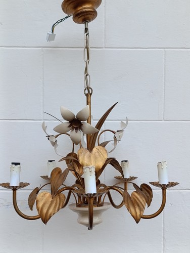 Lustre floral vintage feux - vintage,