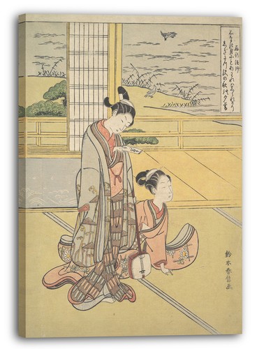 Toile cadres suzuki harunobu - toile/cadres,