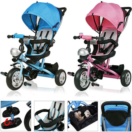 Tricycle bleu rose enfant - rose, 10