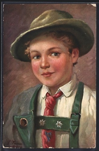 Carte postale portrait bub - bub, en