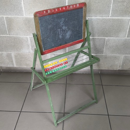 Rare plaque scolaire - en, bois