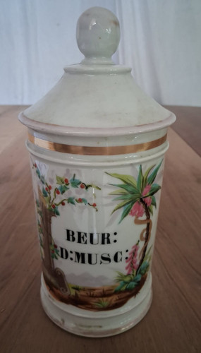 Pot pharmacie porcelaine - à,