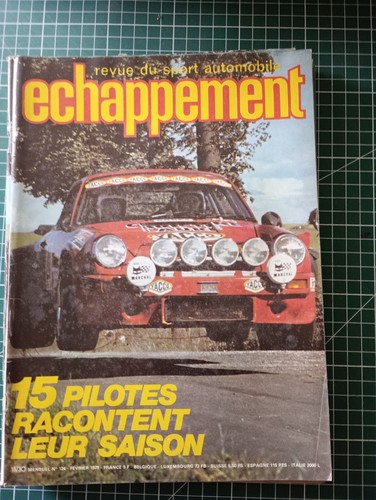 Ah037 revue échappement 1979 - ah037,