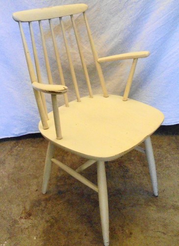 Fauteuil scandinave barreaux - scandinave,