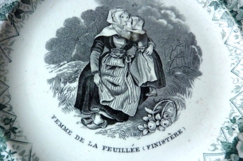 Assiette ancienne david - ancienne,