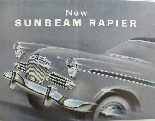 Brochure anglaise new sunbeam - brochure,